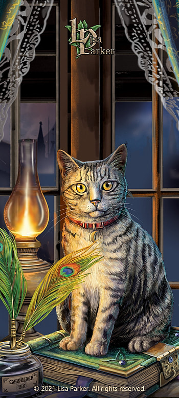Book of Shadows, whiskers, art, nature, Cat, Lisa Parker, animal HD phone wallpaper