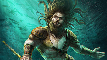 Aquaman Underwater Artwork , aquaman, artwork, digital-art, superheroes, deviantart, artwork HD wallpaper