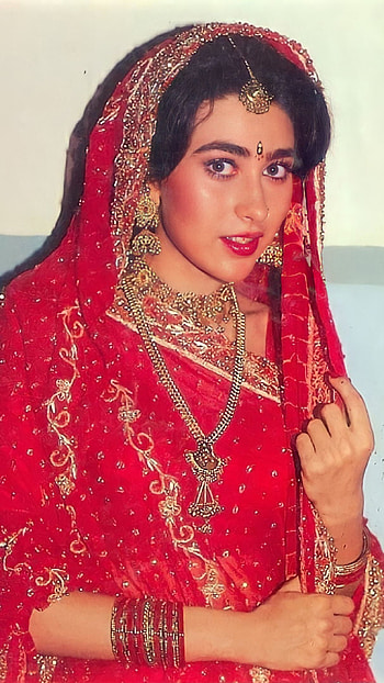 Karishma Kapoor, bollywood actress, vintage HD phone wallpaper