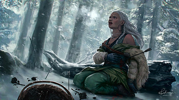 Frostwood Huntress — Fantasy, fantasy, woman HD wallpaper