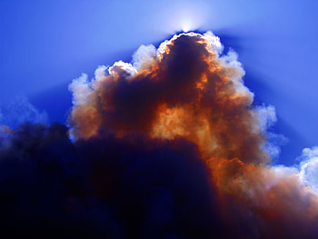 A dark sky, sky, glouds, dark HD wallpaper