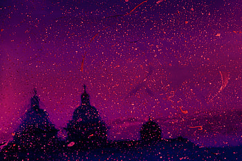 Neon Skyline Abstract , abstract HD wallpaper