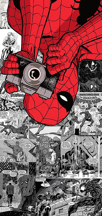 Graffiti Wallpa, red, Spider-Man, art HD phone wallpaper