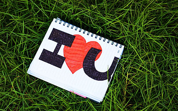 Grass, Words, , Drawing, Notebook, Notepad HD wallpaper