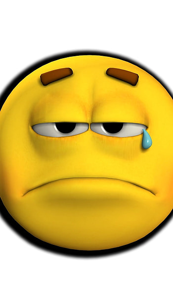 Sad, Sad Emoji HD phone wallpaper
