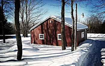 Landscape, Houses, Snow HD wallpaper