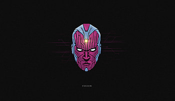 Vision Superhero Minimal , vision, tv-shows, superheroes, minimalism, minimalist, artist, artwork, digital-art, behance HD wallpaper
