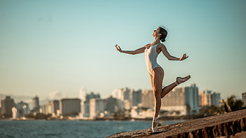Ballerina, women, model, ballet HD wallpaper