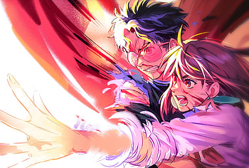 Ken Takakura and Momo Ayase, Anime, Dandadan, Ken Takakura, Momo Ayase HD wallpaper