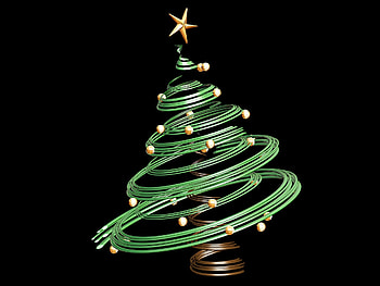 Miscellanea, Miscellaneous, Lines, Rotation, Christmas Tree, Star HD wallpaper