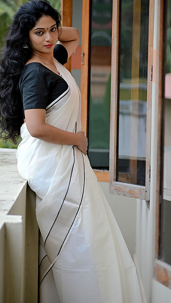 Sajan mala, saree lover, actress HD phone wallpaper