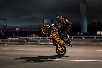 Wheelie, Stunts HD wallpaper