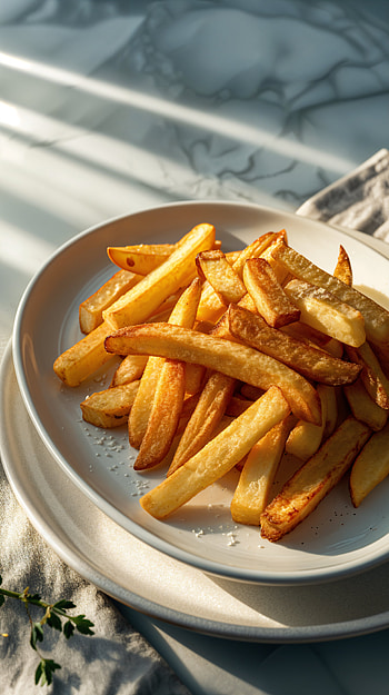 Crispy Golden Fries — for & Android HD phone wallpaper
