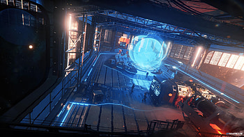 Holodeck, 3d, Tobias Roetsch, space station, space, futuristic HD wallpaper