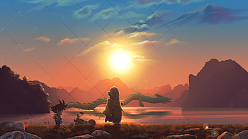 Goku And Krillin Training With Master Roshi , goku, krillin, master-roshi, anime, artist, artwork, digital-art, behance HD wallpaper