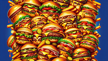 Hamburger Delight - Tasty Burger Background, hamburger, food, burger, Fast Food, cheese HD wallpaper