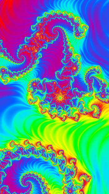Vertical Fractal Background for Smart - Ultra Groovy Rainbow Spectrum, colors, rainbow, pattern, psychedelic, trippy, Abstract, fractal HD phone wallpaper