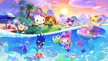 Hello Kitty Island Adventure — Tropical, Hello Kitty Island Adventure, Hello Kitty HD wallpaper