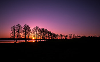Sunset, sunset, nature HD wallpaper