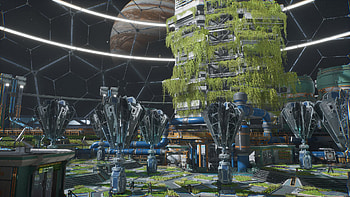 Video Game, Space Station, Vertical Garden HD wallpaper