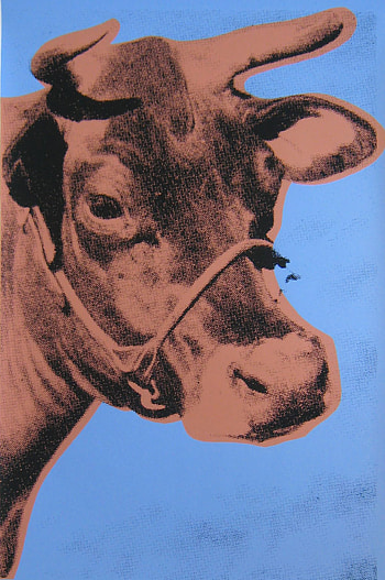 Andy Warhol, Cow screenprint set, Joseph K Levene Fine Art, Limited edition HD phone wallpaper