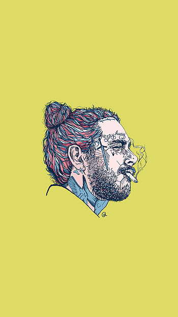 Artwork, Post Malone HD phone wallpaper