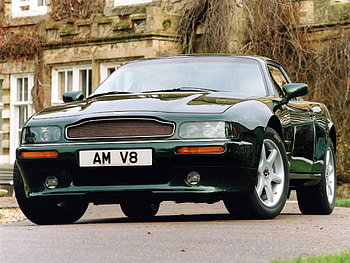 Auto, Aston Martin, Cars, Front View, House, V8, Coupe, 1996 HD wallpaper