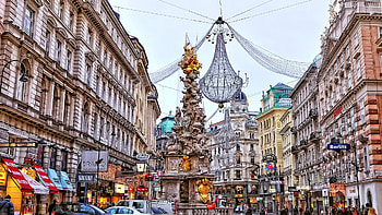 Graben street, Austria HD wallpaper