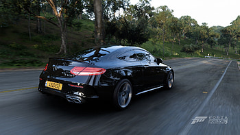 FORZA Horizon 5 Mercedes-AMG C63 S Coupe, Forza Horizon 5, Mercedes-AMG C 63 S, video game, vehicle HD wallpaper