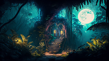 Mystic Jungle, mystic, jungle HD wallpaper