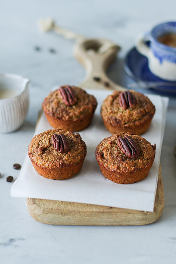 Banana coffee, Muffins HD phone wallpaper