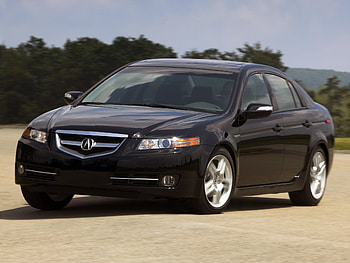 Cars, Auto, Trees, Sky, Acura, Asphalt, Front View, Style, Akura, Tl, 2007 HD wallpaper