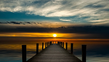 Seascape, Sun HD wallpaper