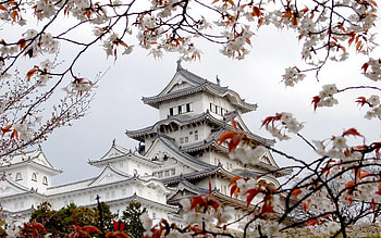 Himeji Castle, Japan HD wallpaper