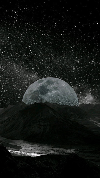 Sci Fi, moon HD phone wallpaper