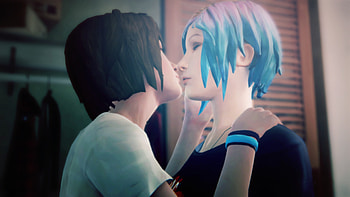 ... Life is strange - Cloe and Max Kissing by MrDrogDrog HD wallpaper