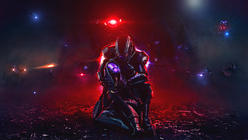 Shepard And Tali , mass-effect, games, deviantart, 2020-games HD wallpaper
