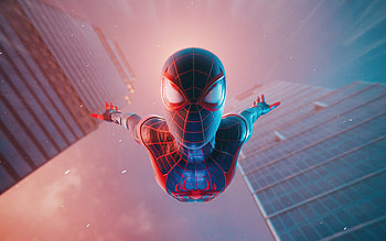 Spider-Man, Superhero, Poster, Promo, PlayStation, PS5, PlayStation 5, Spider-Man Portrait HD wallpaper