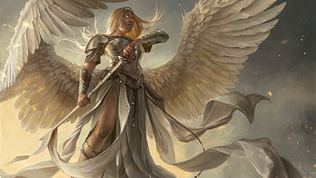 An Angel Warrior, war, weapon, angel, fantasy, warrior, fantasy warrior HD wallpaper