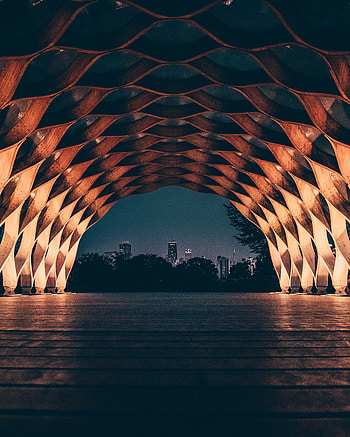 Cities, Architecture, City, Grid, Design, Construction, Backlight, Illumination, View, Arch HD phone wallpaper