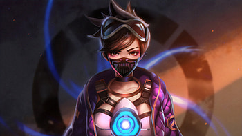 Tracer Kda Overwatch , tracer-overwatch, overwatch, games, artist, artwork, digital-art, artstation HD wallpaper