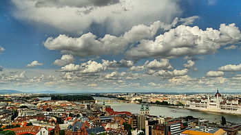 Hungary travels, Megapolis Budapest, Capital panorama, Building HD wallpaper