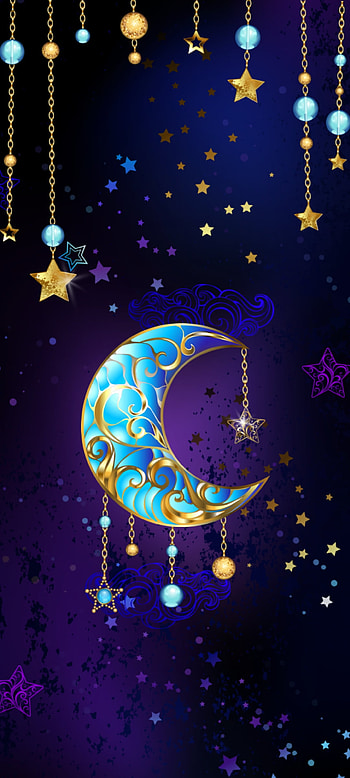 Neon Moon, beautiful, art, world HD phone wallpaper