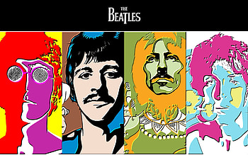 The Beatles in Texture , Lennon, art, beautiful, Starr, Harrison, illustration, artwork, McCartney, wide screen, painting, Beatles HD wallpaper