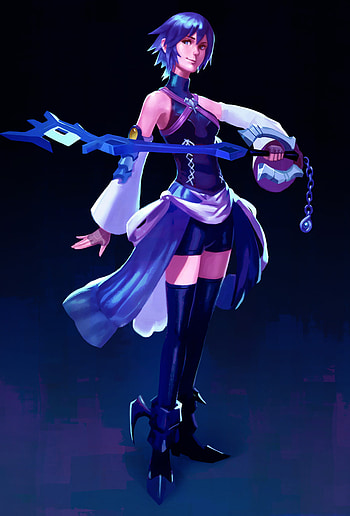 Aqua, Kingdom Hearts, Gaming, Art by Sione Salesa HD phone wallpaper