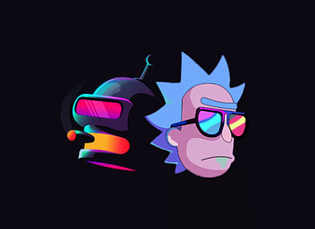 Rick And Bender, rick-and-morty, rick, bender, cartoons HD wallpaper