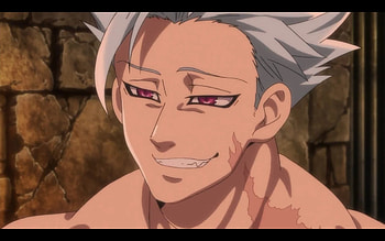 Ban, Ban, the sin of greed, with a grin on his face HD wallpaper