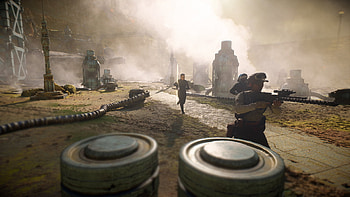 Rey Skywalker into Action, Rey (Star Wars), video game, Star Wars Battlefront II (2017) HD wallpaper