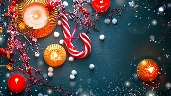 Christmas Decorations, decorations, ornaments, candy, christmas HD wallpaper