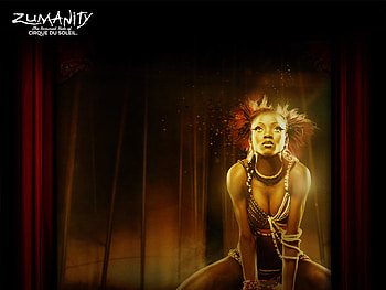Zumanity, curque du soleil, curtain, lovely, gold, woman HD wallpaper